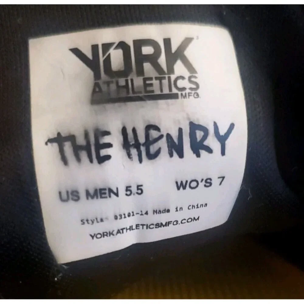 York Athletics The Henry Trainer Sneakers  Women's 7 Mens 5.5‎ Green